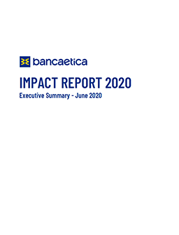 cover Banca Etica - Impact Report 2020