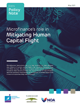 cover EMN Policy Note - Microfinance’s role in Mitigating Human Capital Flight