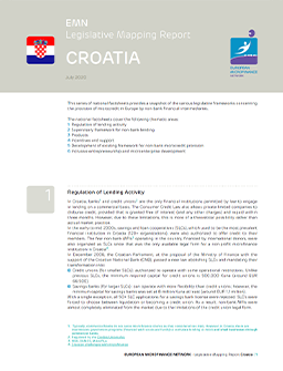 cover EMN Legislative Mapping Report - Croatia