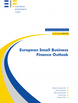 European Small Business Finance Outlook cover