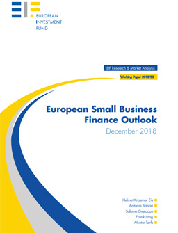 EIF Working Paper 2018/053: European Small Business Finance Outlook cover