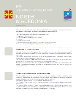cover EMN Legislative Mapping Report - North Macedonia