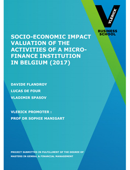 Socio-economic impact valuation of the activities of a microfinance institution in Belgium